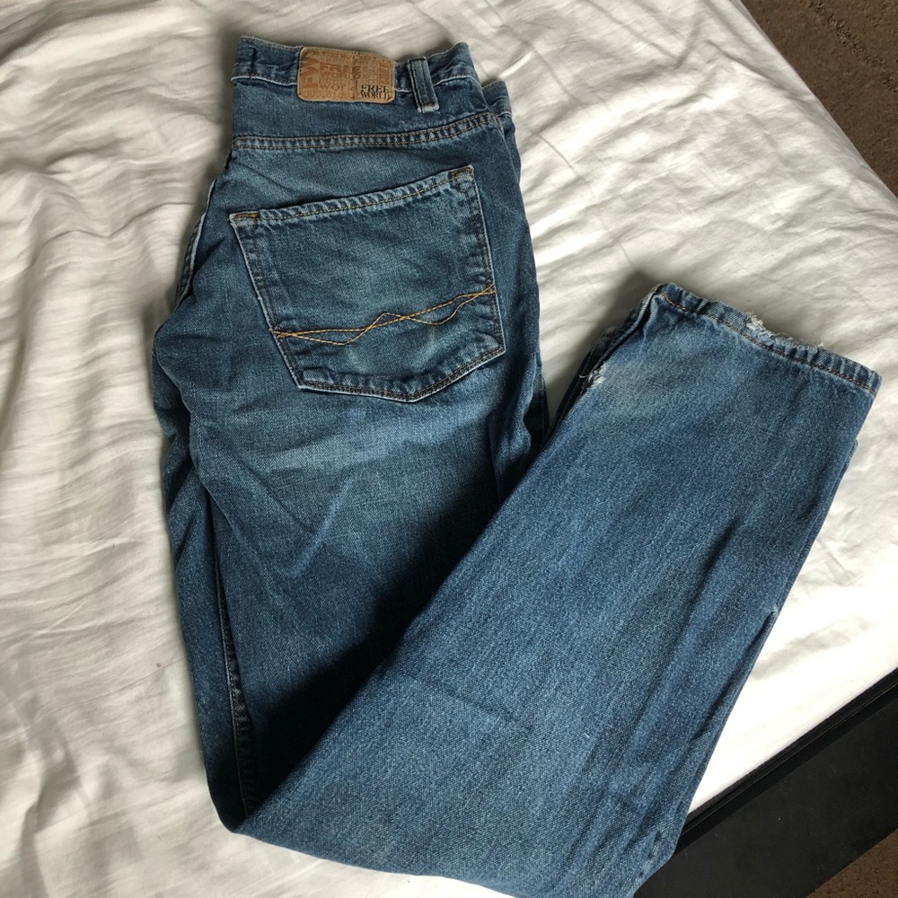 Straight cut jeans